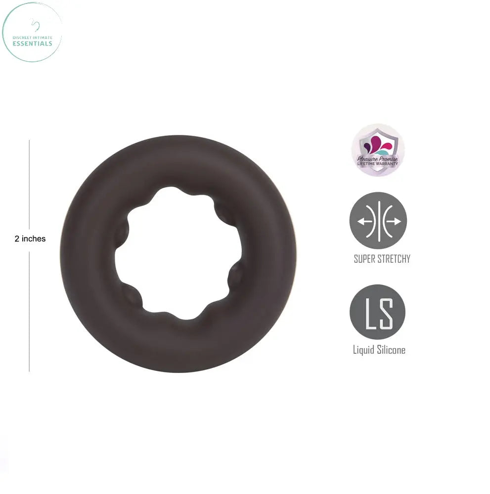 Affordable quality Maia GUNNER - Chocolate - Dark  Cock Ring  from Maia Toys by Discreet Intimate Essentials with Discreet Delivery 