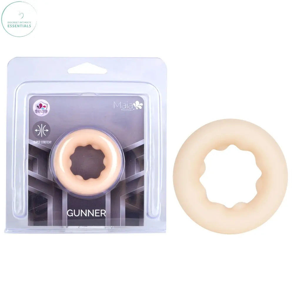 Affordable quality Maia GUNNER - Vanilla -  Cock Ring  from Maia Toys by Discreet Intimate Essentials with Discreet Delivery 