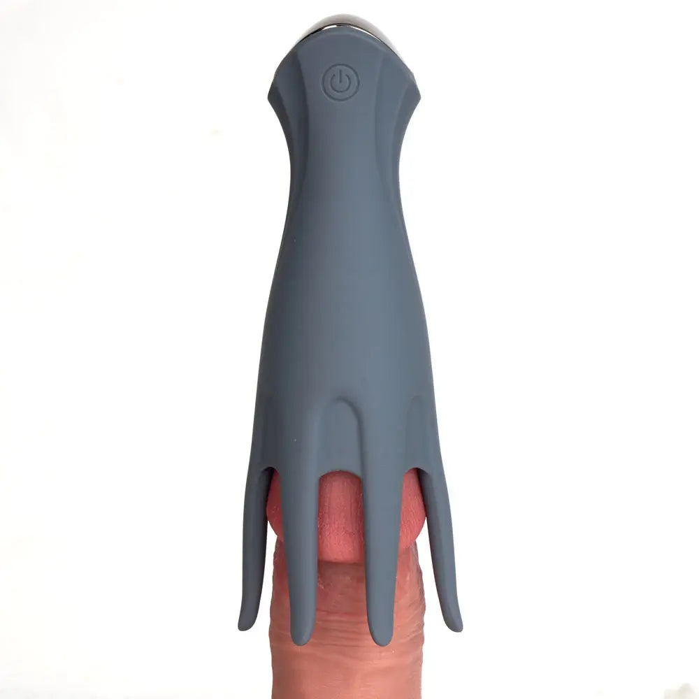 Maia LEO - Grey - Grey USB Rechargeable Penis Head Tickler Maia Toys Discreet Intimate Essentials.
