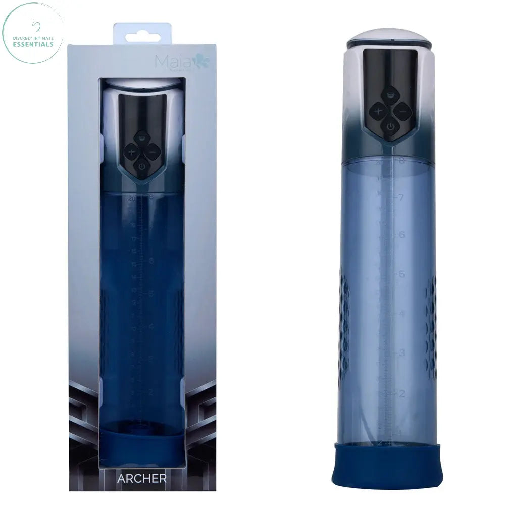Affordable quality Maia ARCHER -  USB Rechargeable Automatic Penis Pump  from Maia Toys by Discreet Intimate Essentials with Discreet Delivery 
