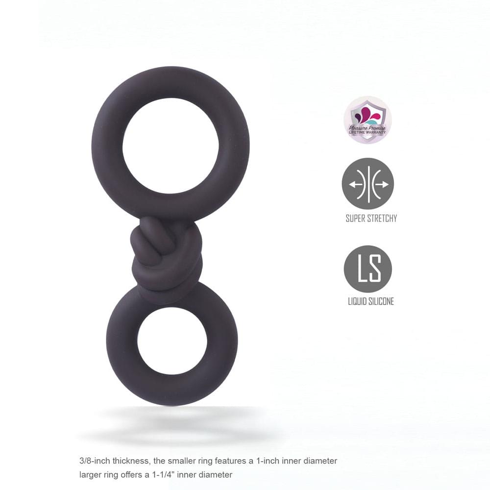 Maia COOPER - Chocolate - Chocolate  Cock & Balls Rings