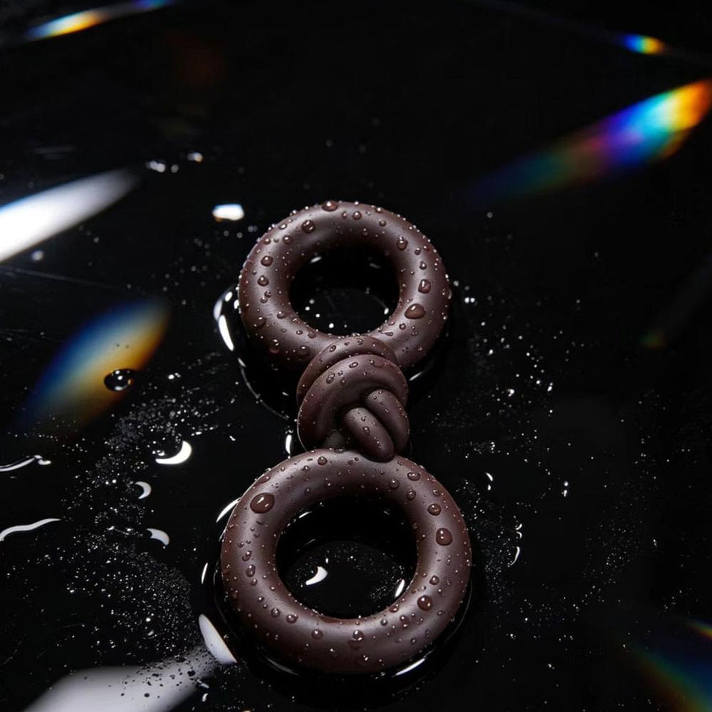 Maia COOPER - Chocolate - Chocolate  Cock & Balls Rings