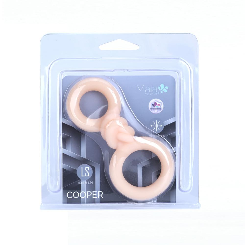 Maia COOPER - Vanilla -  Cock & Balls Rings