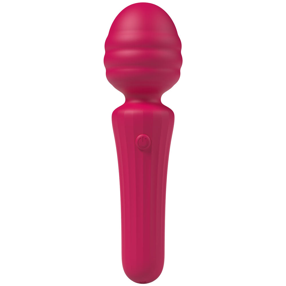 Party Up DUUNA -  -  16.9 cm USB Rechargeable Massage Wand in vibrant pink color, perfect for intimate essentials for her.