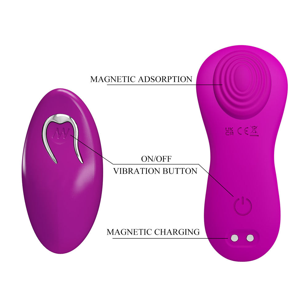 Party Up MICHAEL Panty Vibe -  -  USB Rechargeable Panty Vibrator with Wireless Remote Control details and features.