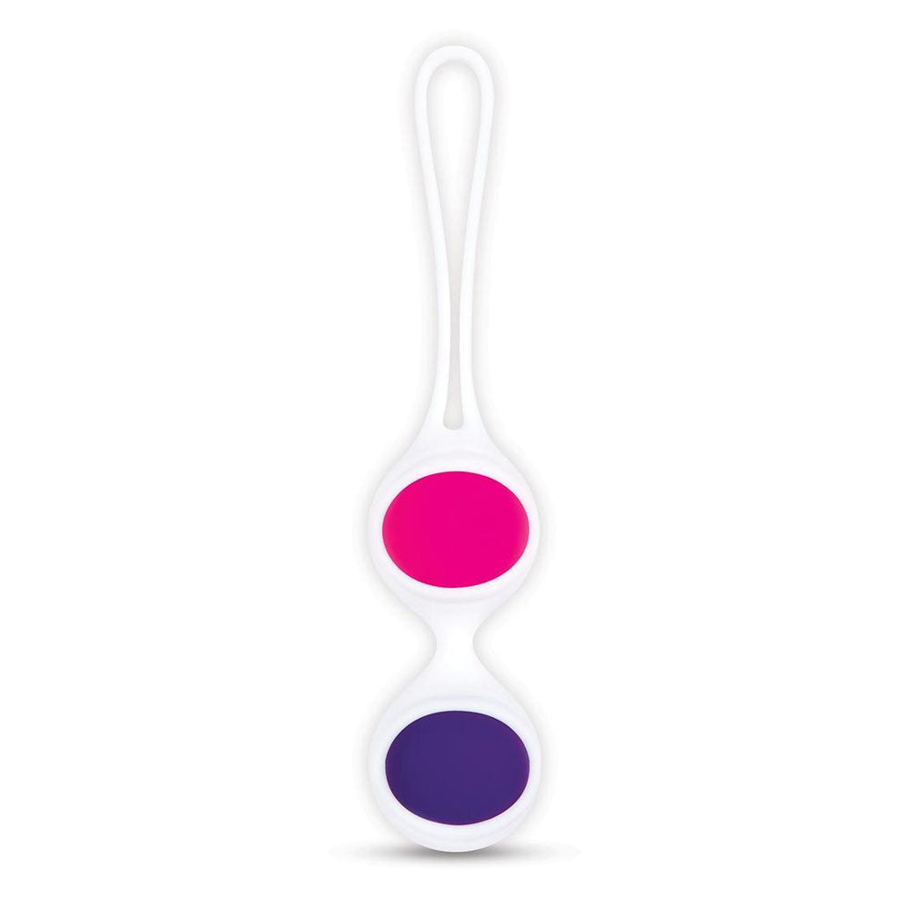 Bodywand Squeeze Mix & Match Kegel Set - Weighted Kegel Balls Set featuring pink and purple balls for intimate wellness.