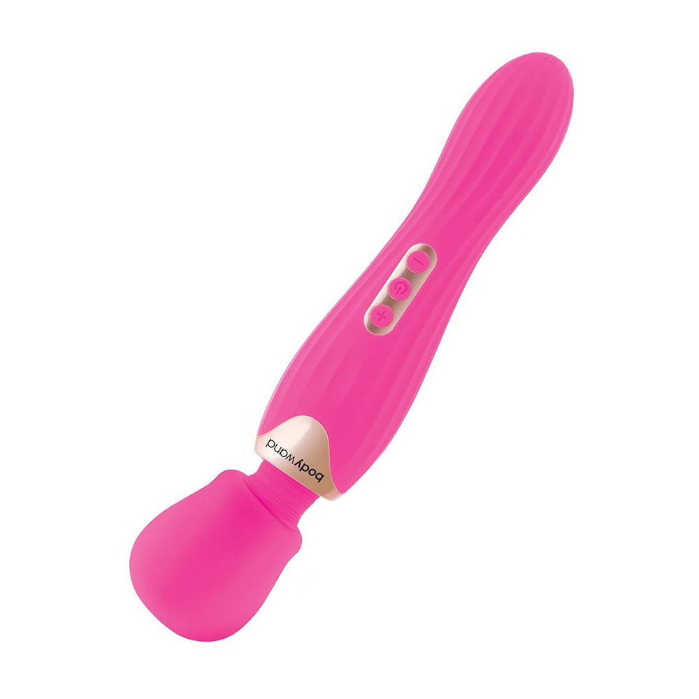 Bodywand RUMBLE WAND 12 Inch - Hot  - Hot  30 cm USB Rechargeable Massage Wand in pink color for targeted stimulation.