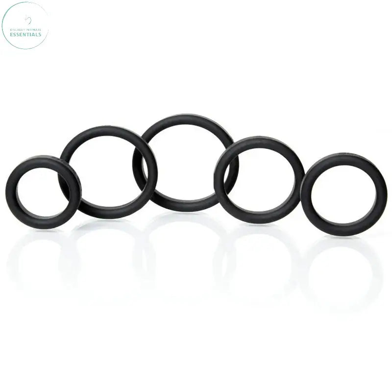 Affordable quality Boneyard Silicone Ring 5 Pcs Kit -  Cock Rings - Set of 5 Sizes  from C1 Releasing by Discreet Intimate Essentials with Discreet Delivery 