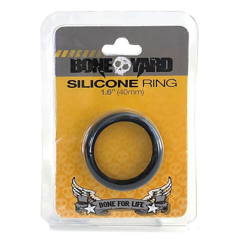 Boneyard Silicone Ring 40mm - 40 mm Cock Ring in packaging, designed for comfort and durability.