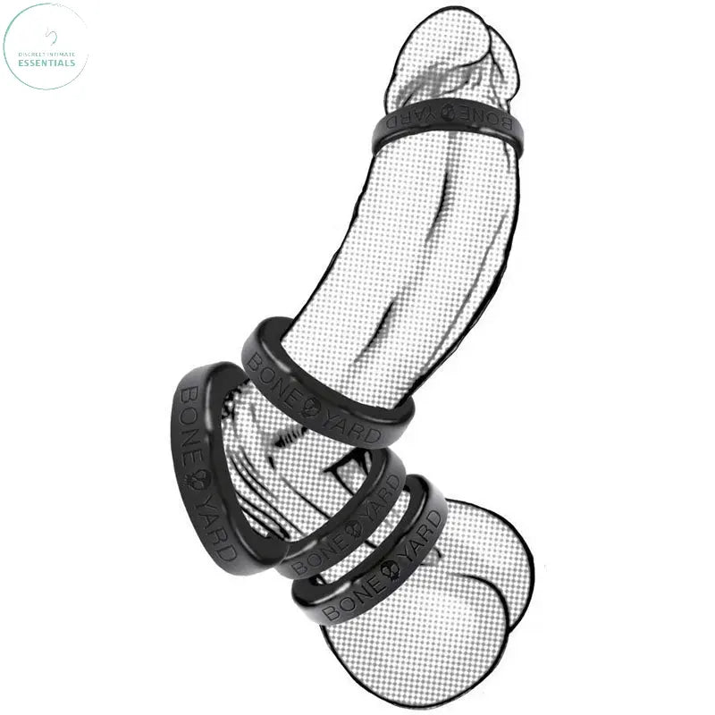 Affordable quality Boneyard Silicone Ring 45mm -  45 mm Cock Ring  from C1 Releasing by Discreet Intimate Essentials with Discreet Delivery 