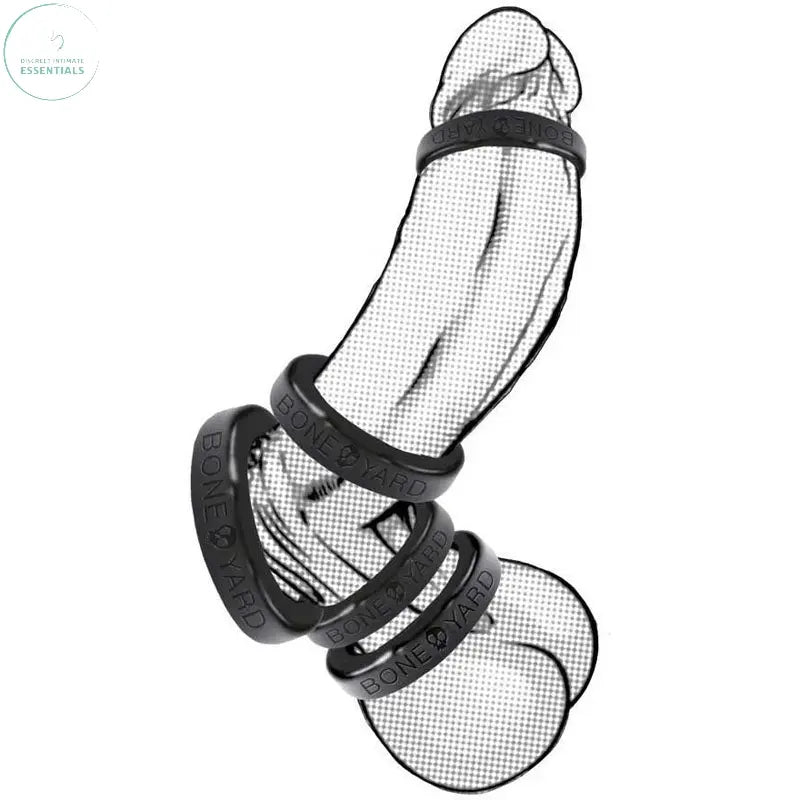 Affordable quality Boneyard Silicone Ring 50mm -  50 mm Cock Ring  from C1 Releasing by Discreet Intimate Essentials with Discreet Delivery 