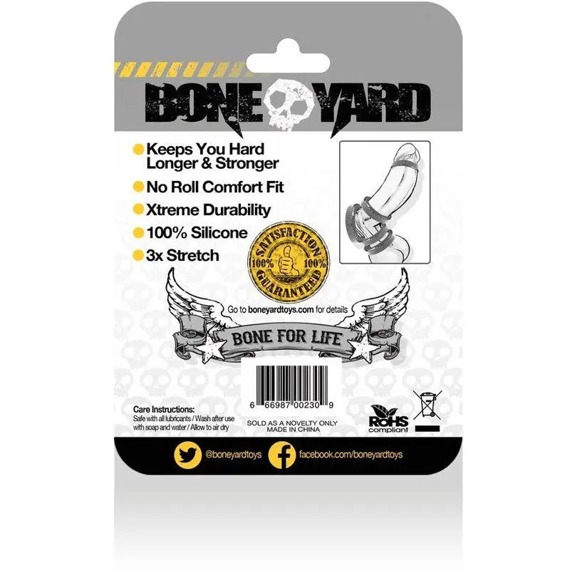 Affordable quality Boneyard Silicone Ring 50mm -  50 mm Cock Ring  from C1 Releasing by Discreet Intimate Essentials with Discreet Delivery 
