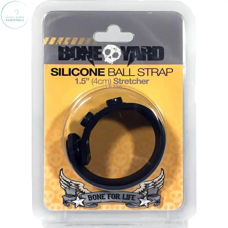 Affordable quality Boneyard Silicone Ball Strap  -  3-Snap 4 cm Adjustable Ball Stretcher Ring  from C1 Releasing by Discreet Intimate Essentials with Discreet Delivery 