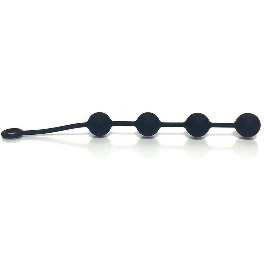 Boneyard Ass Ballz M -  40 cm Medium Anal Balls made of medical grade silicone, featuring seamless design and four insertion balls.