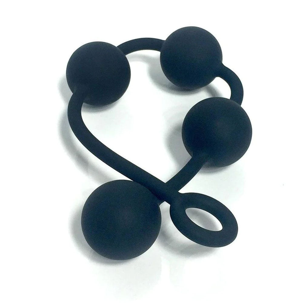 Boneyard Ass Ballz M -  40 cm Medium Anal Balls made of medical grade silicone for intimate essentials.