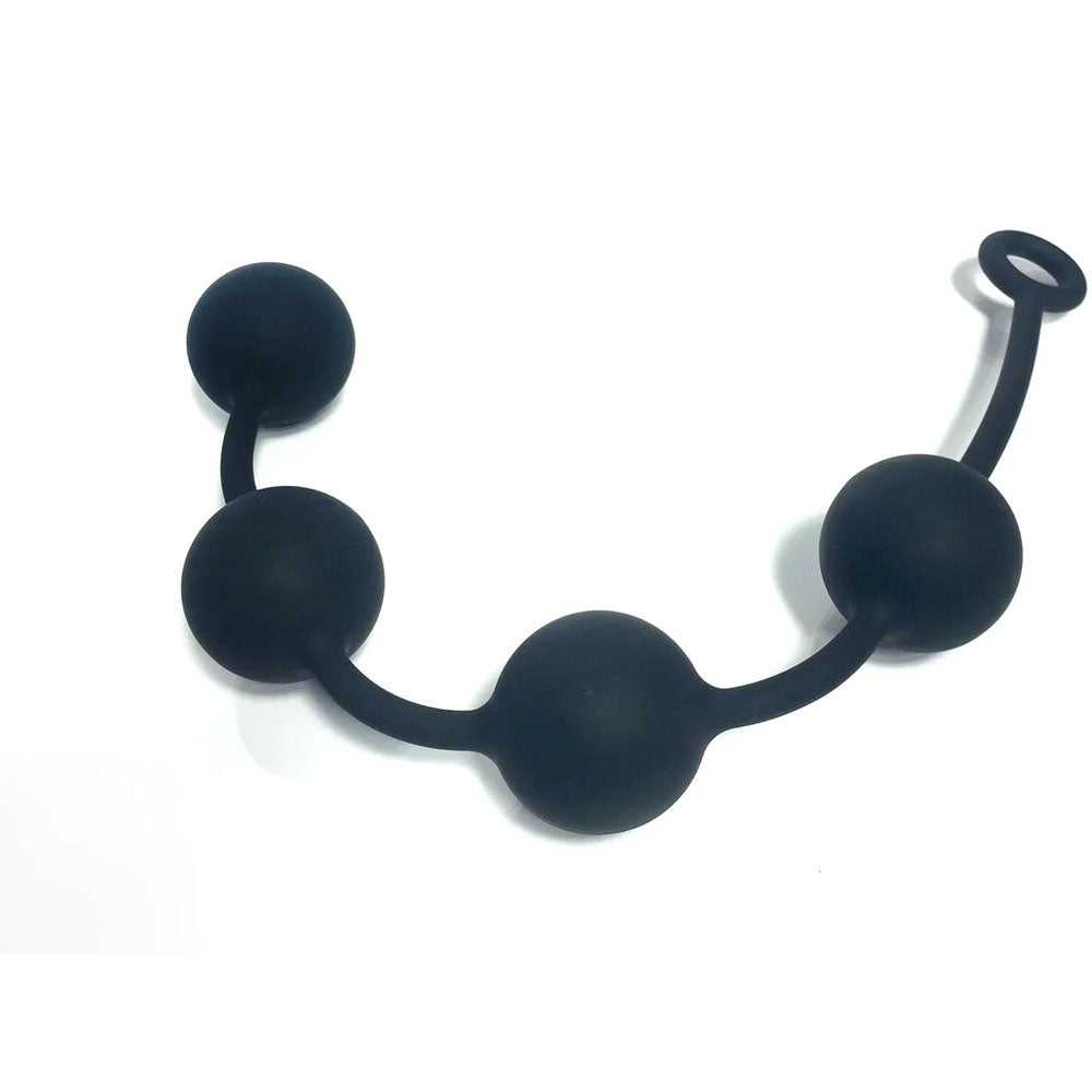 Boneyard Ass Ballz L - 46 cm Large Anal Balls made of soft touch silicone for durable intimate play.