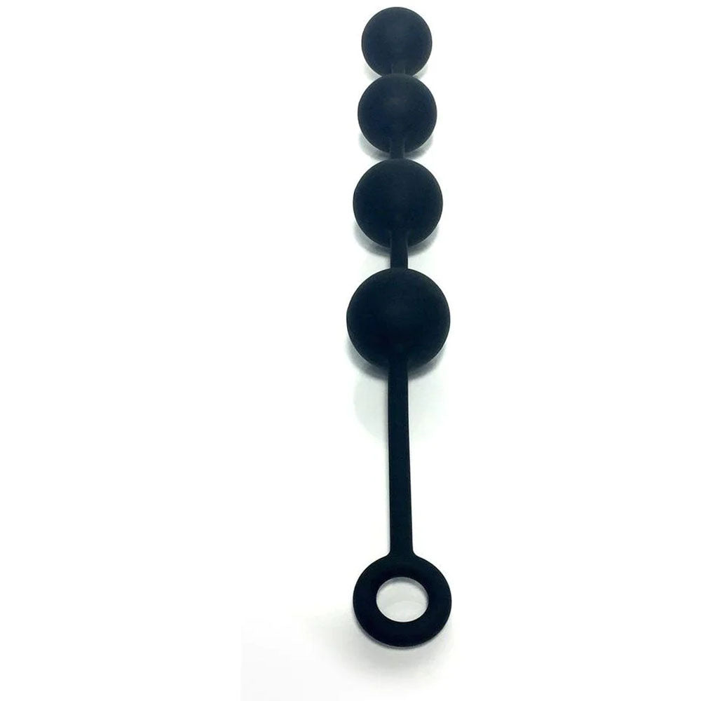 Boneyard Ass Ballz L - 46 cm Large Anal Balls displayed on white background, showcasing seamless design.
