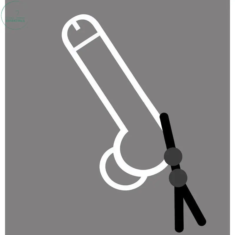 Affordable quality Boneyard Cock Leash Double -  Adjustable Cock Lasso Ring  from C1 Releasing by Discreet Intimate Essentials with Discreet Delivery 