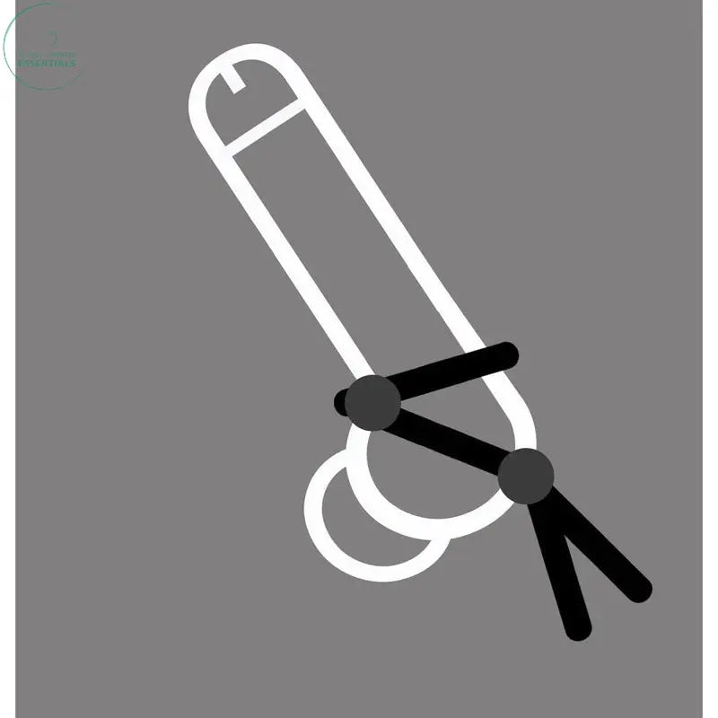 Affordable quality Boneyard Cock Leash Double -  Adjustable Cock Lasso Ring  from C1 Releasing by Discreet Intimate Essentials with Discreet Delivery 
