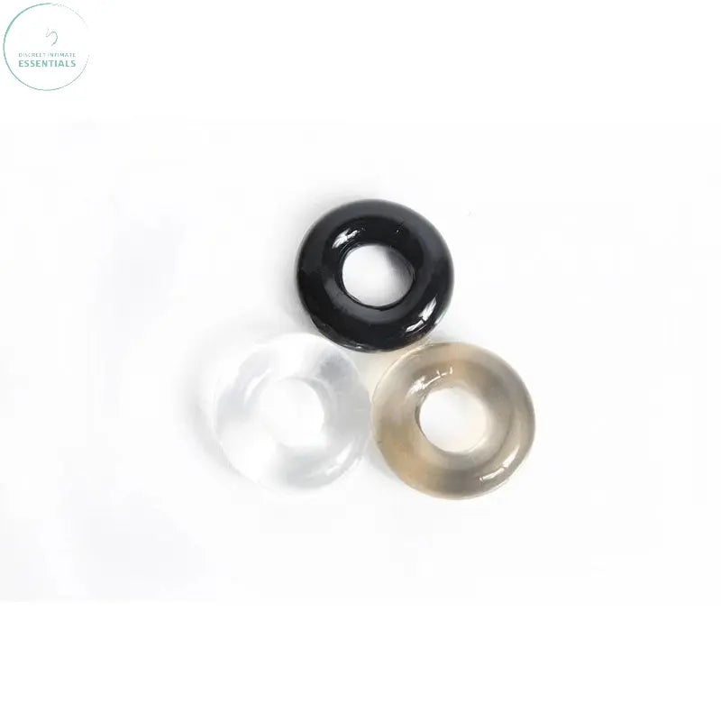 Affordable quality Boneyard Triple Play Cock Rings - 3 Pack  from C1 Releasing by Discreet Intimate Essentials with Discreet Delivery 