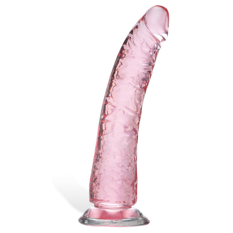 Adam & Eve  Jelly Realistic Dildo -  21 cm (8'') Dong with realistic phallic shape and suction cup base.