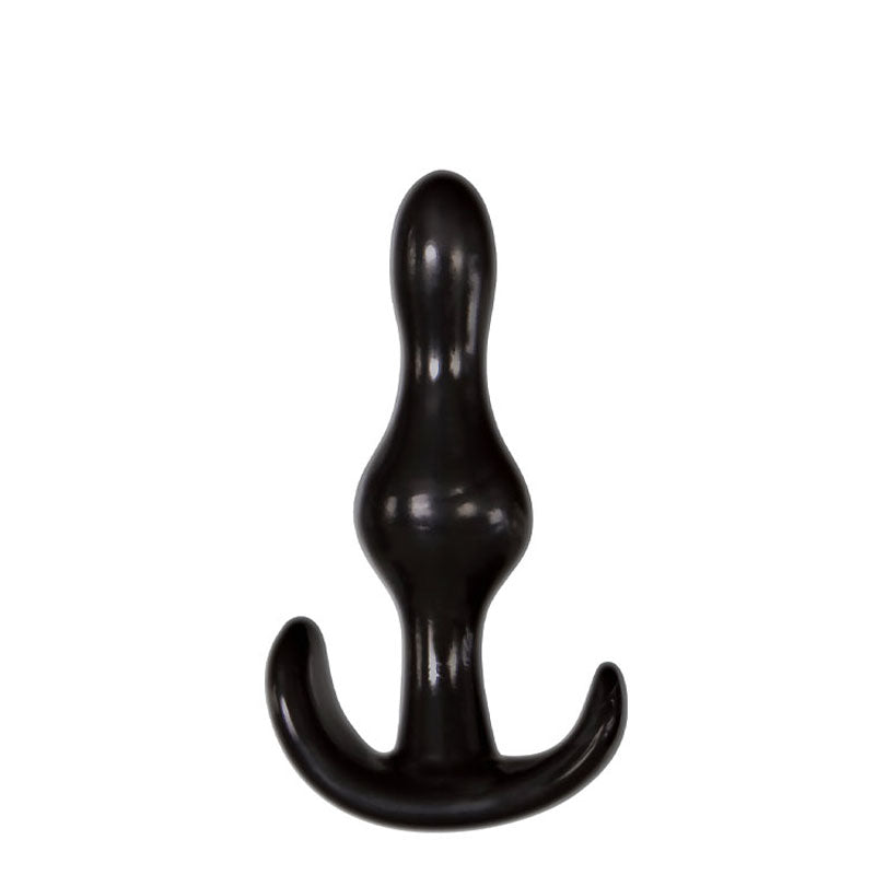 Adam & Eve 4 Piece Anal Plug Kit -  Butt Plugs - Set of 4 Sizes, featuring a sleek black design for intimate exploration.