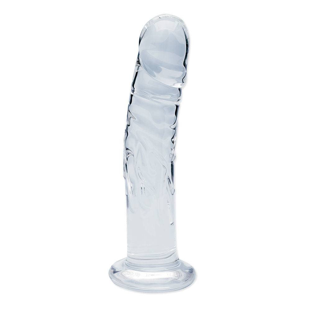 Clarity - Seraphic Rapture -  17.8 cm Glass Dildo, 7-inch glass dildo for pleasurable stimulation.