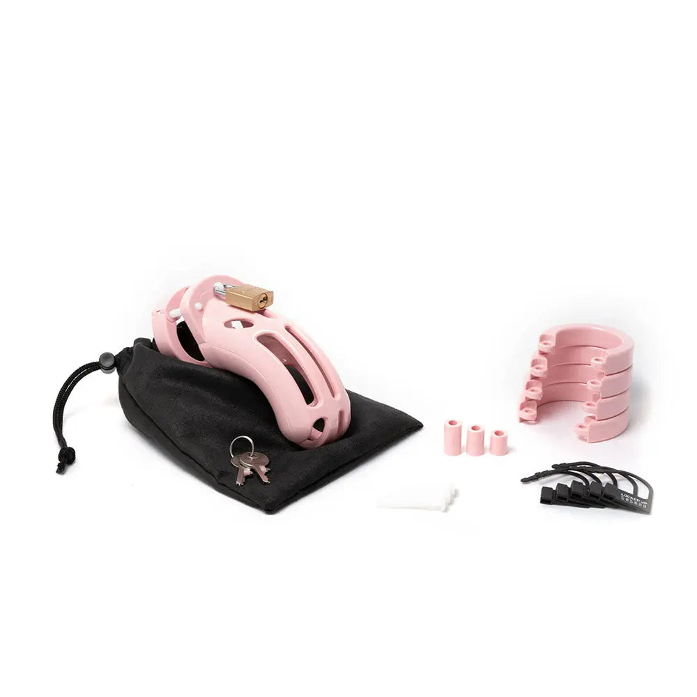 The Curve Chastity Cock Cage Kit -  -  3.75 Inch Cock Cage Kit CB-X Discreet Intimate Essentials.