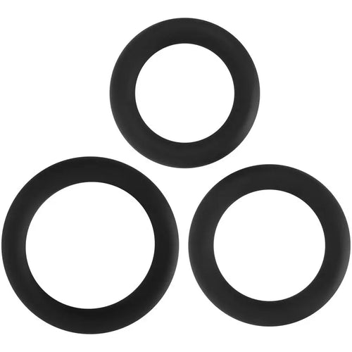 Adam & Eve Silicone Penis Ring Set -  Cock Rings - Set of 3 Sizes Adam & Eve Discreet Intimate Essentials.