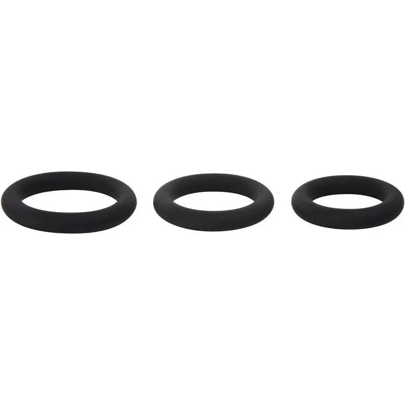 Adam & Eve Silicone Penis Ring Set -  Cock Rings - Set of 3 Sizes Adam & Eve Discreet Intimate Essentials.