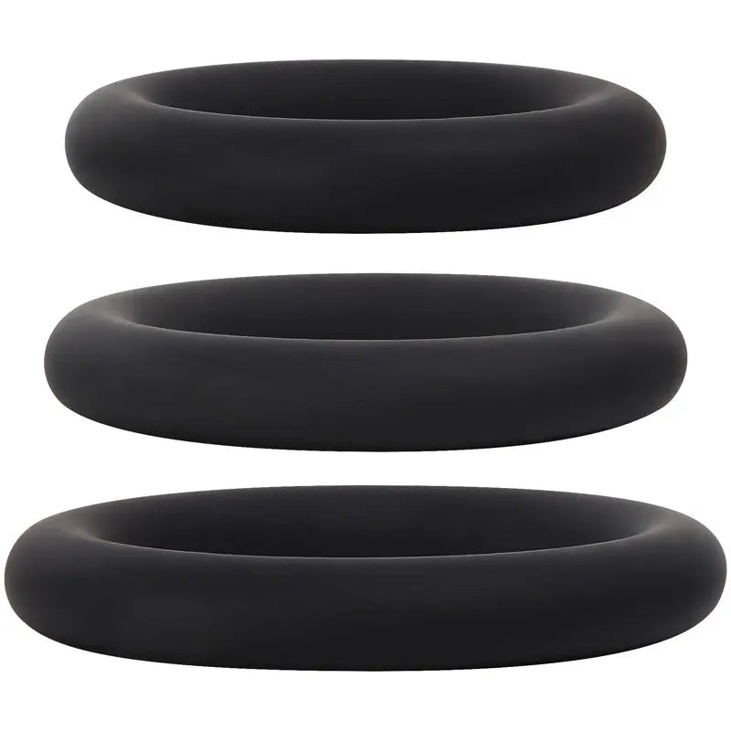 Adam & Eve Silicone Penis Ring Set -  Cock Rings - Set of 3 Sizes Adam & Eve Discreet Intimate Essentials.