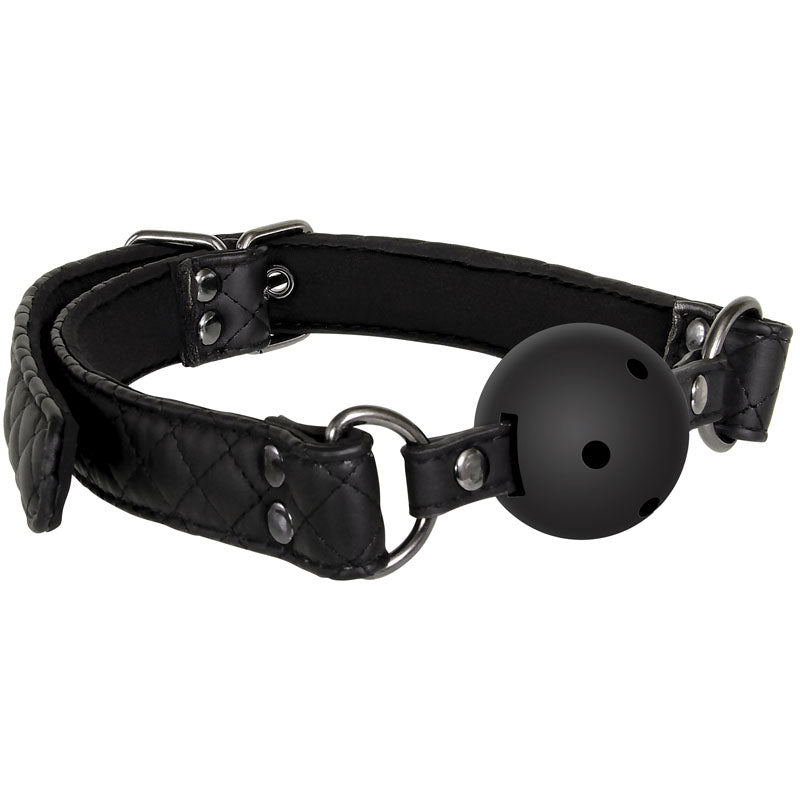 Adam & Eve Eve's Fetish Dreams Ball Gag - Mouth Restraint with adjustable straps and breathable design.