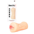 Adam & Eve Bang & Blow Deep Throat Stroker -  Vagina & Mouth Dual Ended Stroker with realistic mouth and vulva ends.