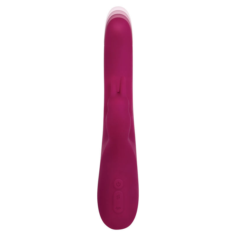 Adam & Eve Eve's Twirling Rabbit Thruster -  24.1 cm USB Rechargeable Thrusting Rabbit Vibrator top view