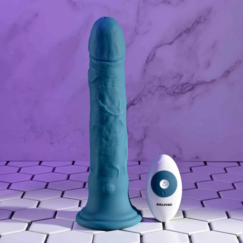 Evolved TSUNAMI -  18.4 cm USB Rechargeable Vibrating Dong with Remote Control Evolved Discreet Intimate Essentials.