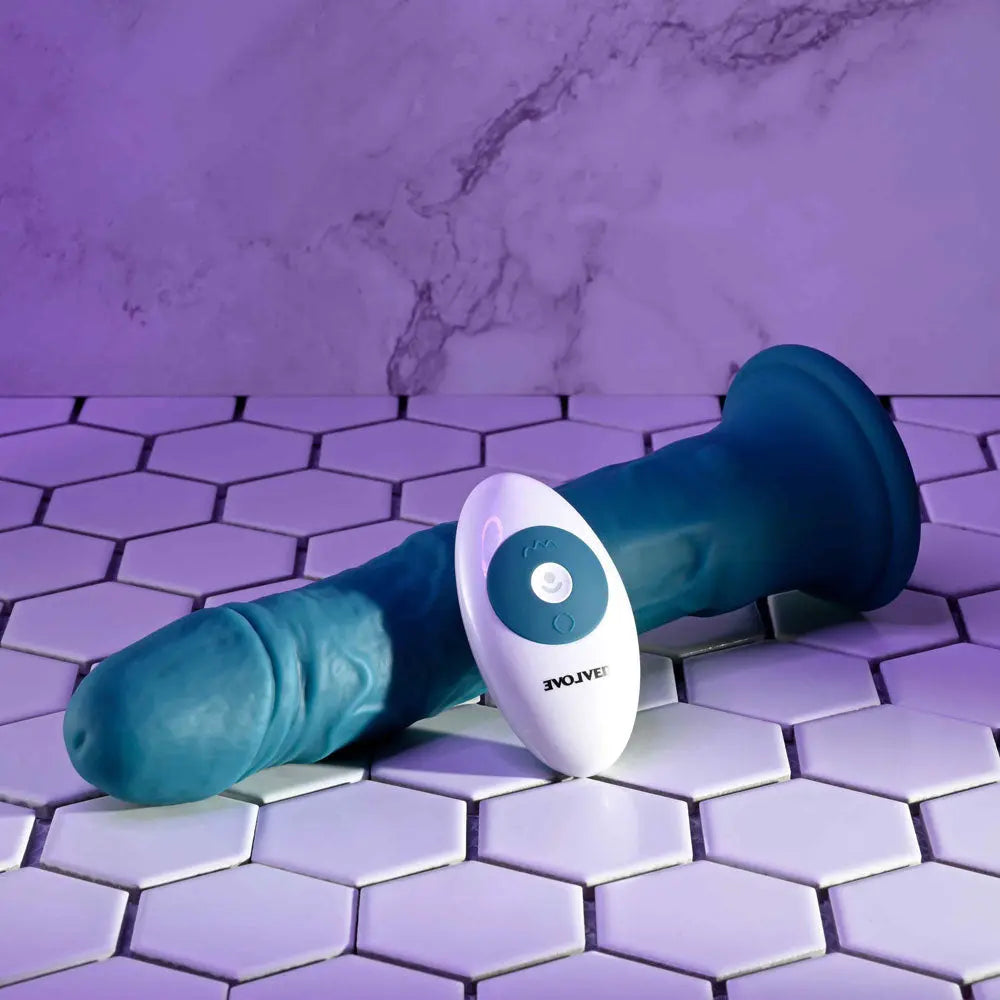 Evolved TSUNAMI -  18.4 cm USB Rechargeable Vibrating Dong with Remote Control Evolved Discreet Intimate Essentials.