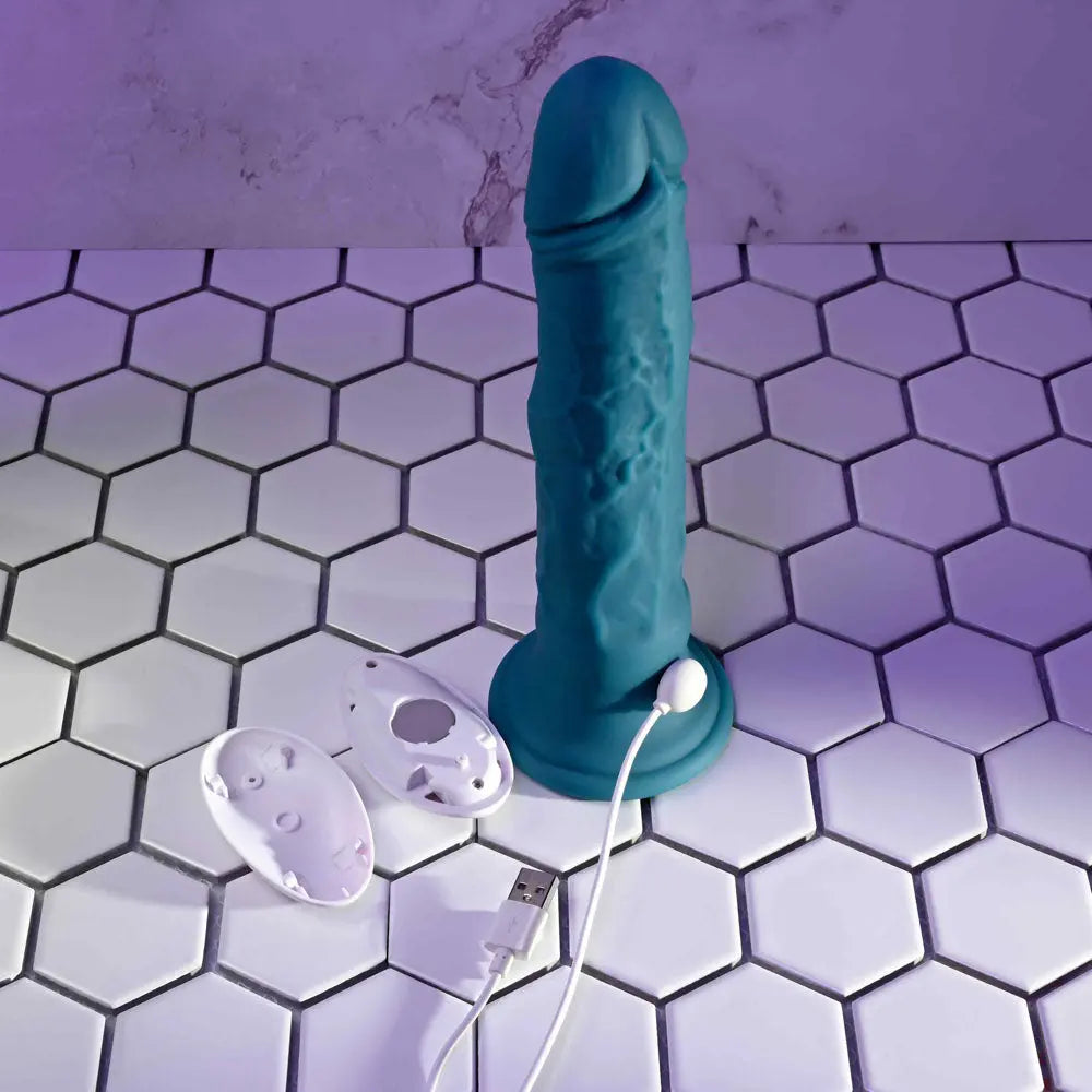 Evolved TSUNAMI -  18.4 cm USB Rechargeable Vibrating Dong with Remote Control Evolved Discreet Intimate Essentials.