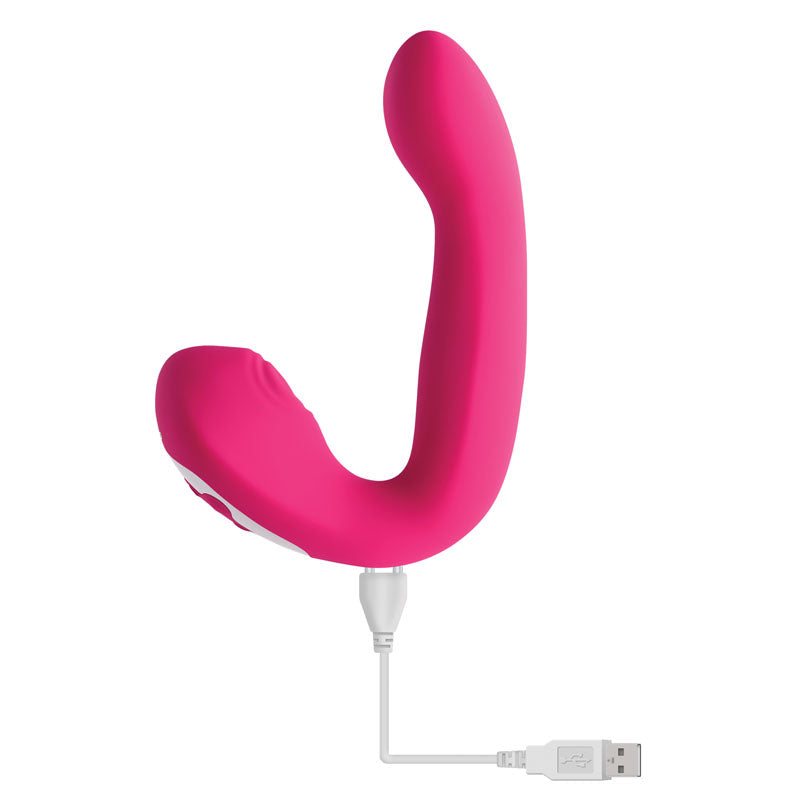 Evolved BUCK WILD -  USB Rechargeable Flicking Vibrator with dual ends and multiple speed settings.