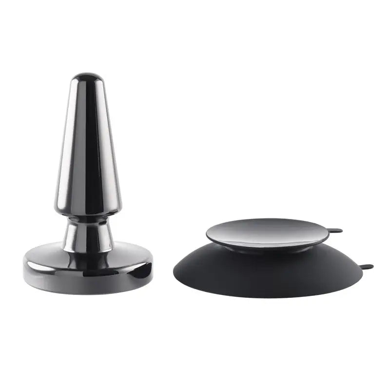 Evolved BEGINNER METAL PLUG - Black  11.2 cm USB Rechargeable Vibrating Butt Plug Evolved Discreet Intimate Essentials.