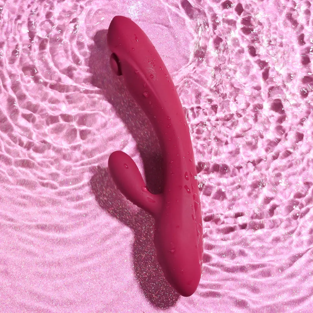 Evolved JAMMIN' G - Burgundy 20.1 cm USB Rechargeable Rabbit Vibrator Evolved Discreet Intimate Essentials.
