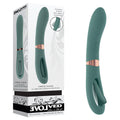 Evolved CHICK FLICK - Olive 24 cm USB rechargeable vibrator with flicking tip, featuring 10 vibration speeds and functions.