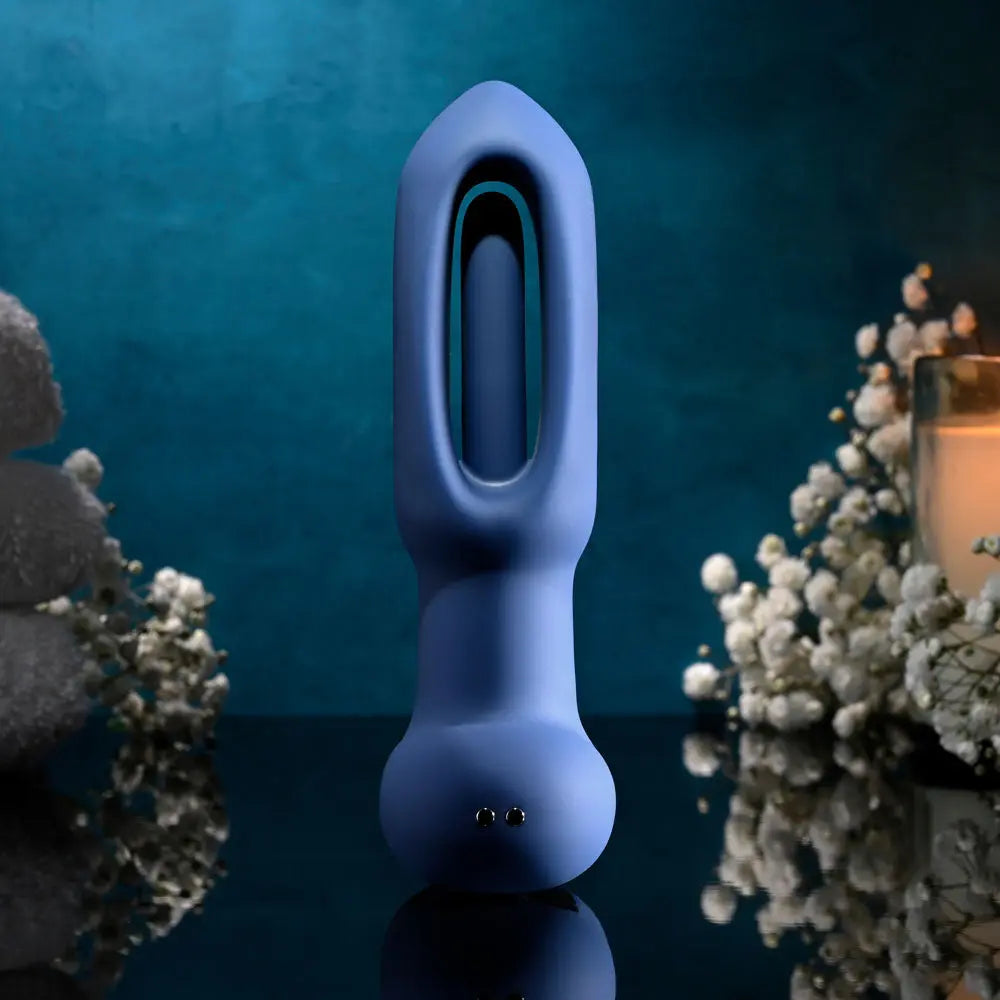 Evolved THE FLAPPER -  14 cm USB Rechargeable Vibrating and Flapping Butt Plug with Remote Evolved Discreet Intimate Essentials.