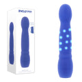 Evolved DISCO DIVA - 20.9 cm USB Rechargeable Light Up Vibrator with blue lights and box packaging.