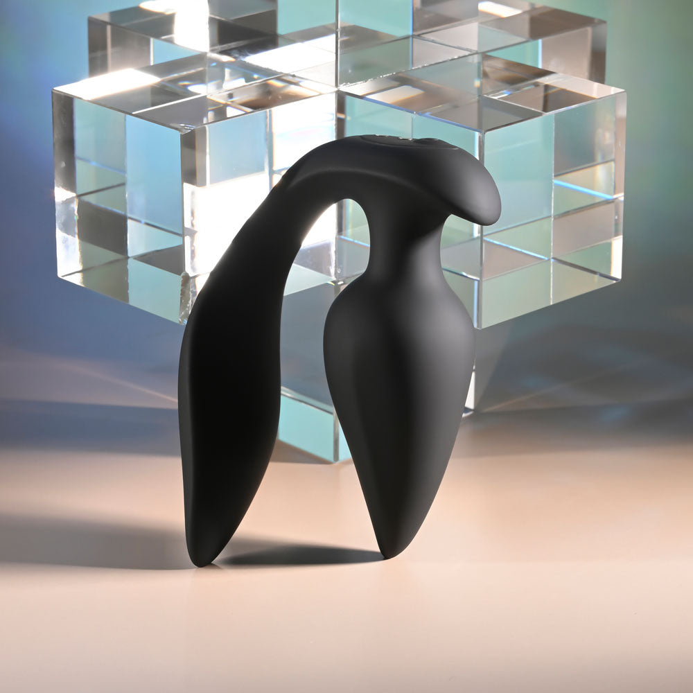 Evolved THE GENIE -  11.2 cm USB Rechargeable Vibrating Plug with Wireless Remote, a sleek and stylish intimate toy.