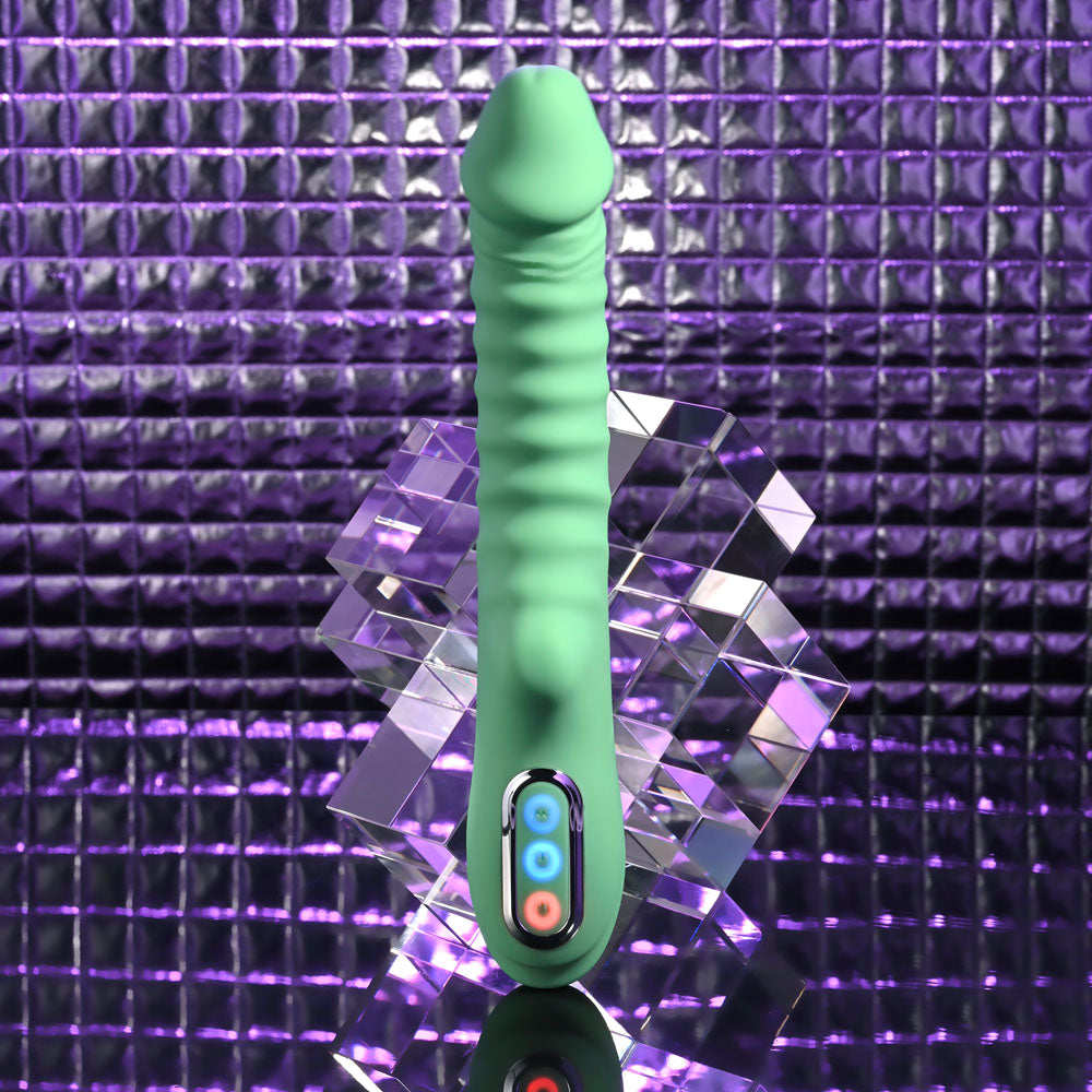 Evolved FULL THROTTLE - Mint 24.1 cm USB Rechargeable Vibrator designed for intimate essentials for her.