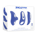 Evolved TAKE YOUR PICK - Rechargeable Bullet with 3 Interchangeable Sleeves packaging showing diverse shapes for intimate essentials.