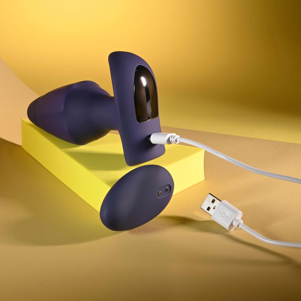 Evolved STARBURST -  10.1 cm USB Rechargeable Vibrating Butt Plug with Wireless Remote
