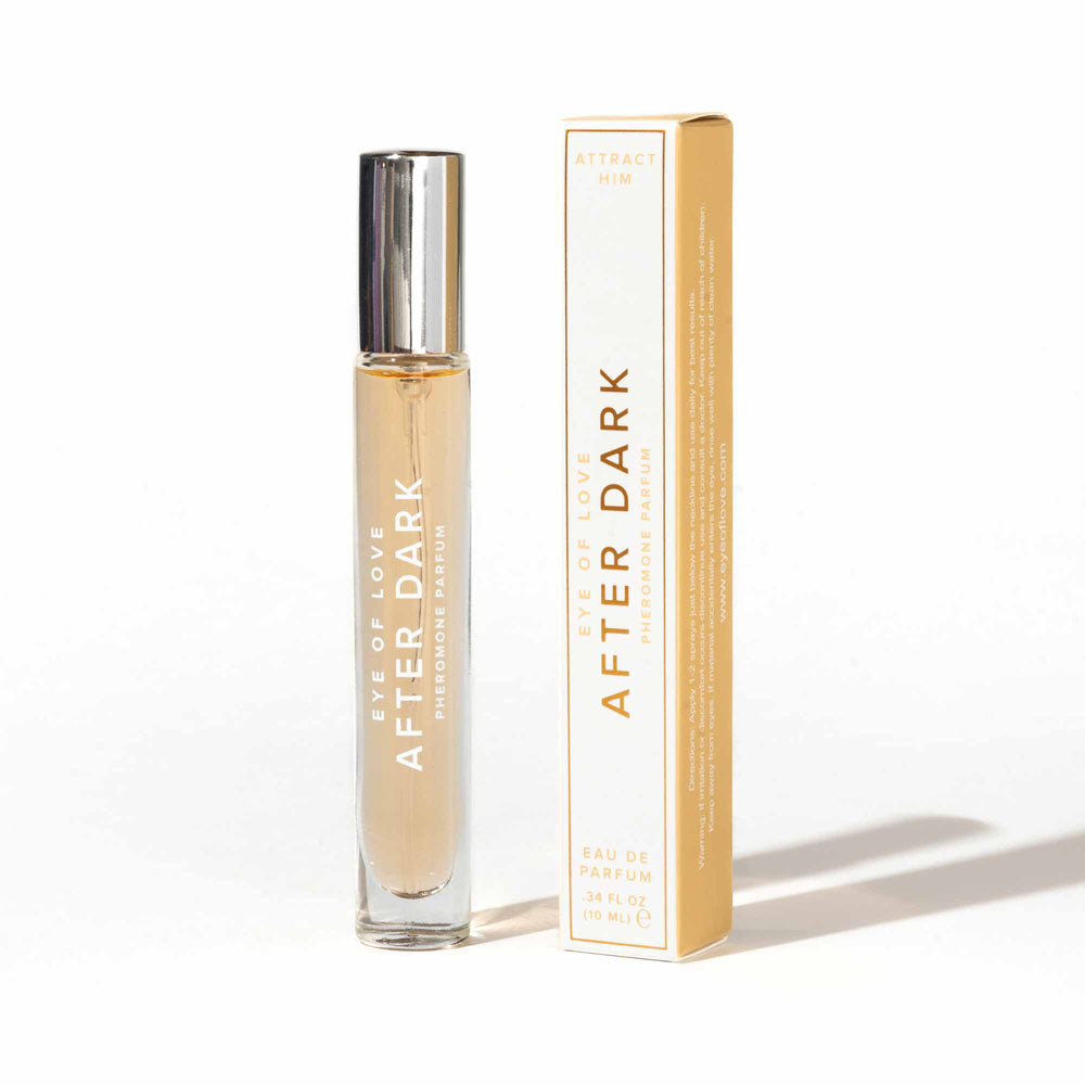 Eye Of Love After Dark Pheromone Perfume - 10 ml - Coco Vanilla Scented Pheromone Perfume for Women to attract Men - 10 ml Spray