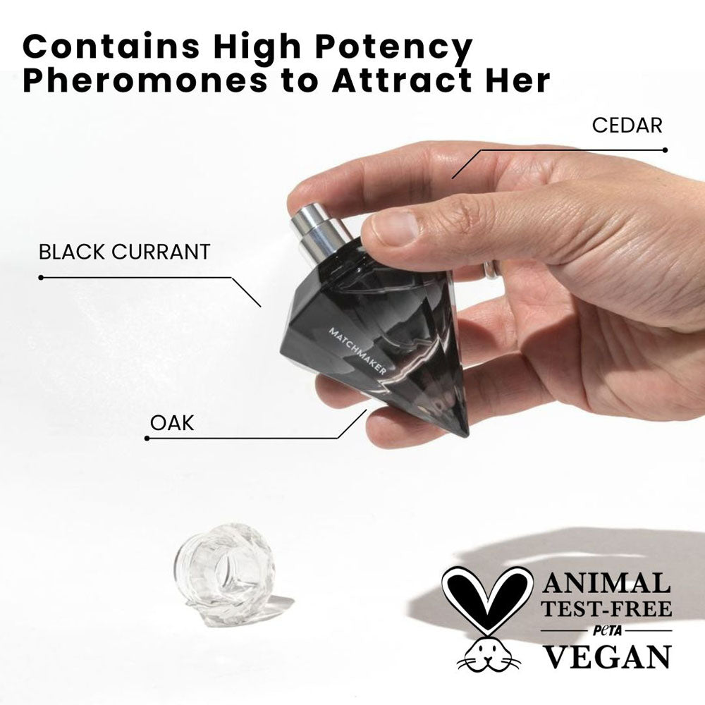 Eye of Love Matchmaker  Diamond - 30 ml - Pheromone Cologne for Men to attract Women - 30 ml Spray with ingredient notes.