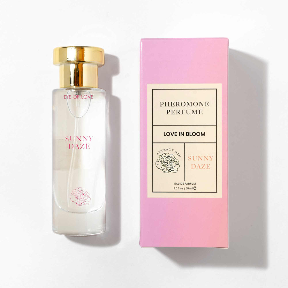 Affordable quality Eye Of Love Love In Bloom Sunny Daze Pheromone Perfume - 30ml - Floral & Citrus Scented Pheromone Parfum for Women to attract Men - 30 ml Spray  from Eye Of Love by Discreet Intimate Essentials with Discreet Delivery 